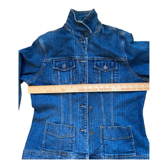 Eddie Bauer jeans jacket mid wash, XL - Picture 9 of 9